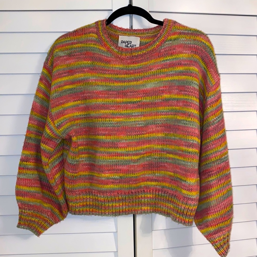 Multi colored sweater